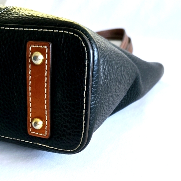 EUC Dooney & Bourke Lexington Small Tote Pebbled Leather Black - Picture 4 of 10